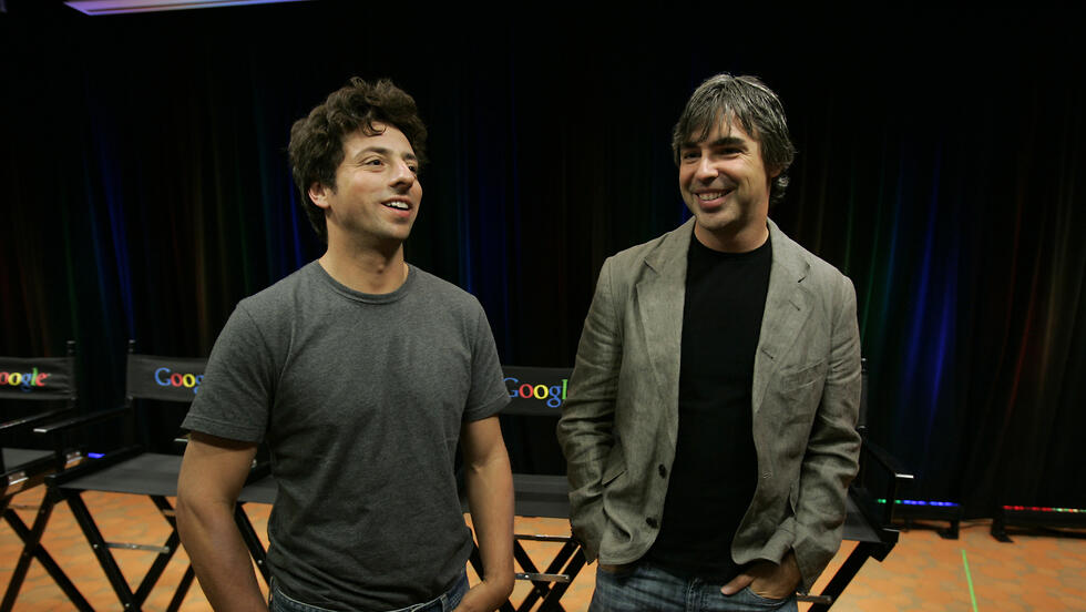 Google founders Sergey Brin and Larry Page 