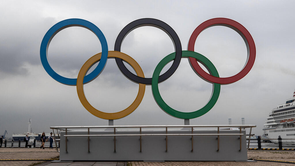 The Olympic rings in Tokyo 