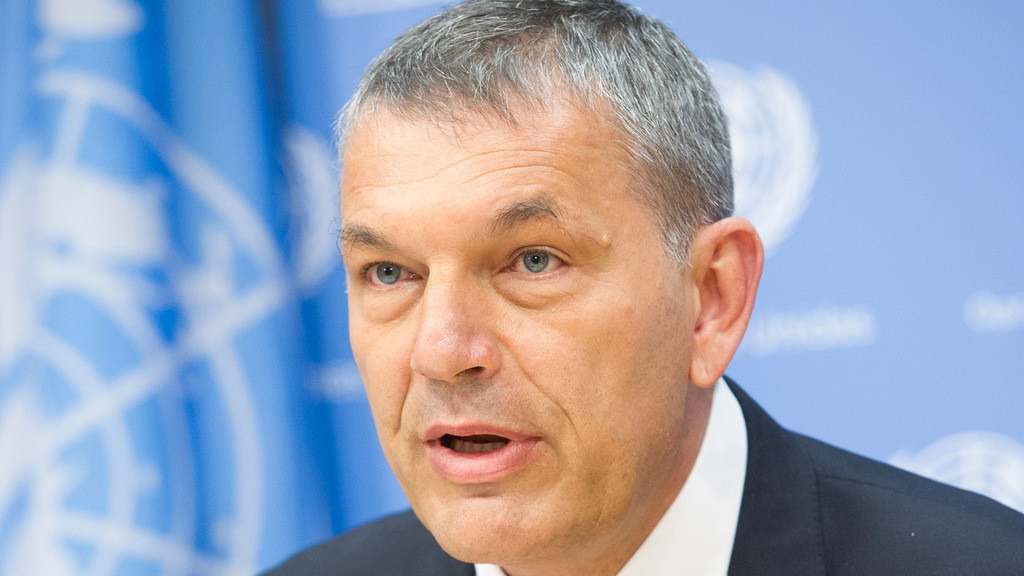 UNRWA chief Phillipe Lazzarini 