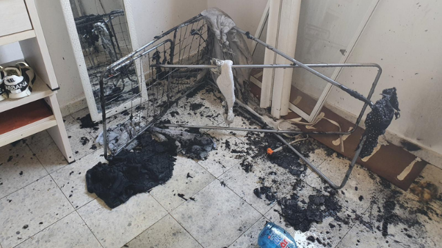 Пожар в квартире в Беэр-Шеве