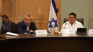  מיכאל ביטון וזאב אלקין בוועדת הכלכלה