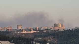 שריפה סמוך להר נוף בירושלים