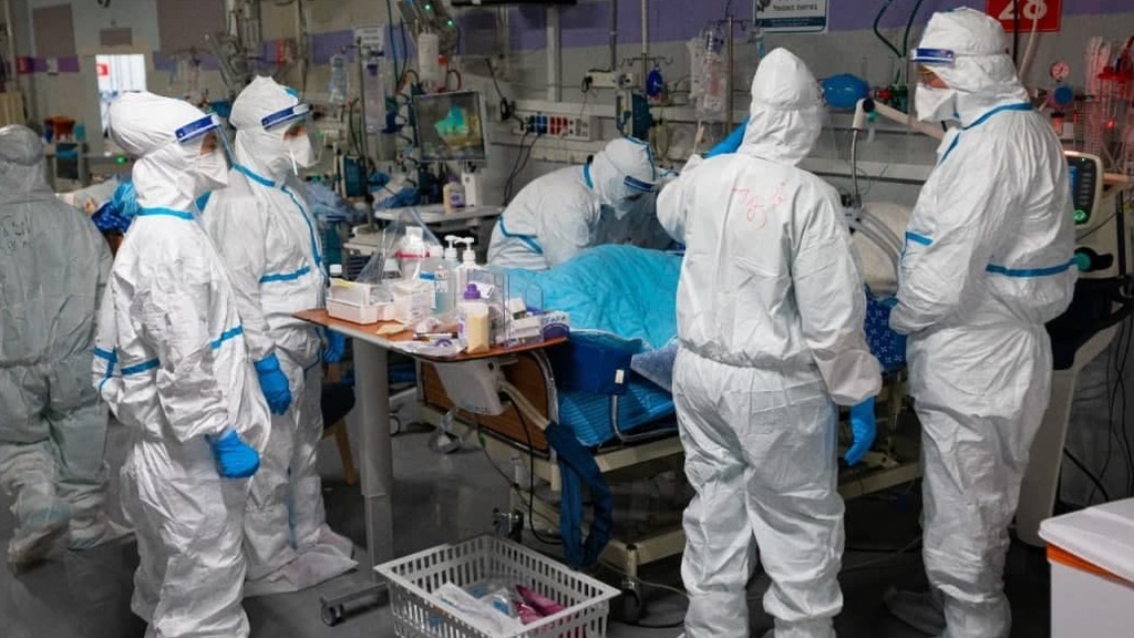 Coronavirus ward at Sheba Medical Center (Photo: Tal Shahar) מחלקת הקורונה בבית החולים שיבא, תל השומר