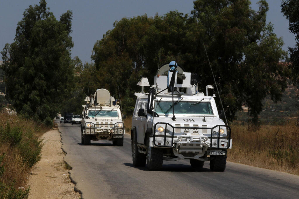 כוחות האו"ם מסיירים בדרום לבנון סמוך לגבול עם ישראל