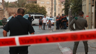 זירת הרצח של חוסאם מוסראתי בלוד