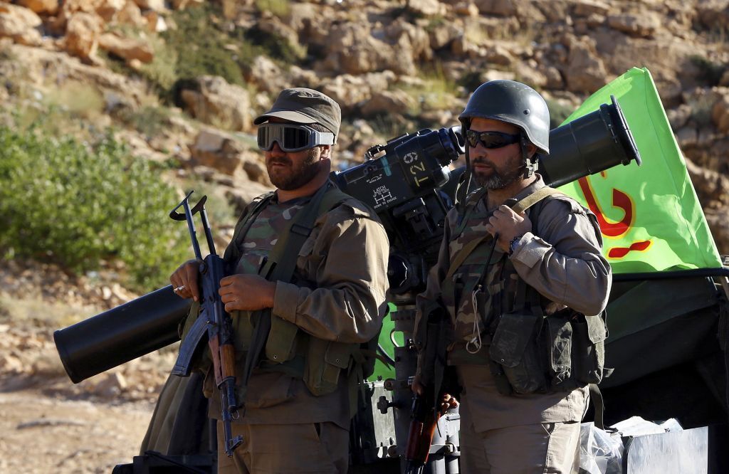 Hezbollah fighters in South Lebanon in 2019 