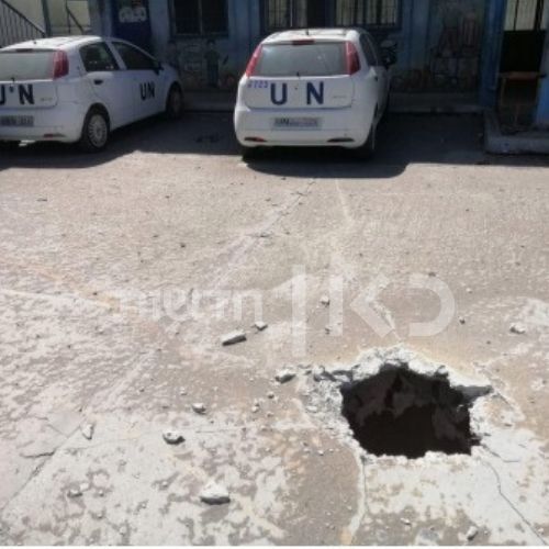 Tunnel uncovered in UNRWA school yard in Gaza in June 