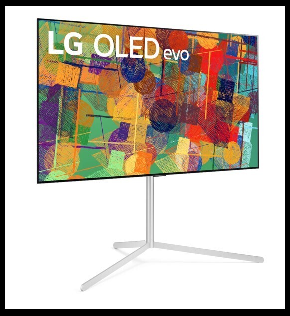 Телевизор LG, основанный на технологии OLED, можно установить на ноге-подставке (Фото предоставлено компанией LG) Телевизор LG, основанный на технологии OLED
