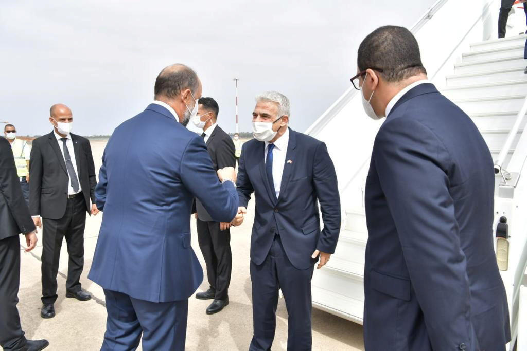 שר החוץ יאיר לפיד נוחת במרוקו