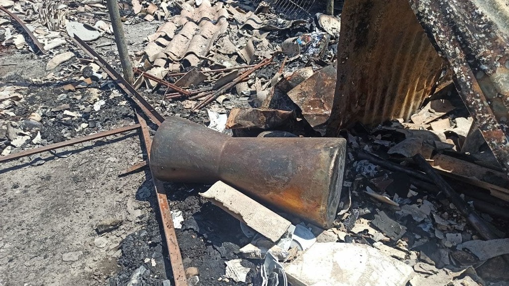 נזקי השריפה בגבעת יערים