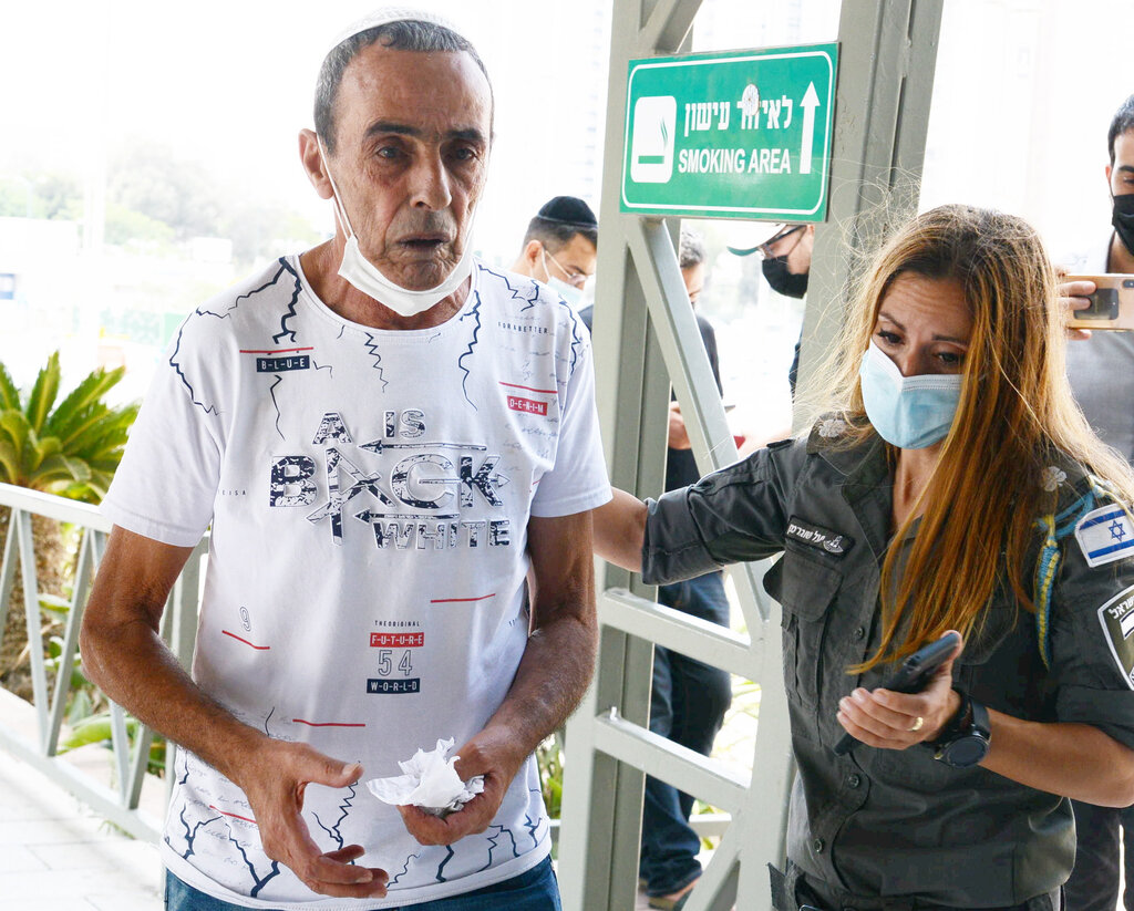 Yossi Shmueli (Photo: Haim Horenstein) יוסי אביו של הלוחם בראל חדריה שמואלי