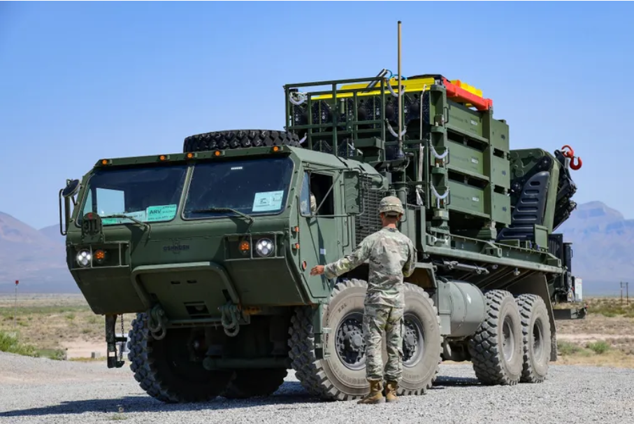 U.S. Army Iron Dome Defense System Battery live-fire test at the White Sands New Mexico test range