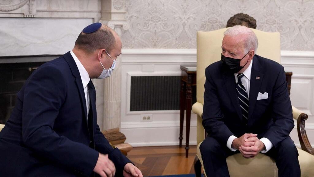 Naftali Bennett and Joe Biden (Photo: GPO) ראש הממשלה נפתלי בנט נפגש עם נשיא ארה"ב ג'ו ביידן