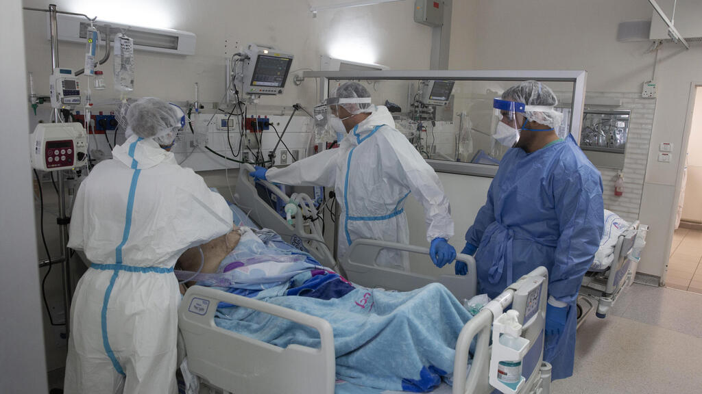 Отделение коронавируса в больнице "Барзилай" в Ашкелоне 