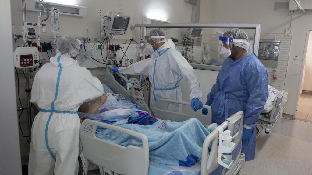 Отделение коронавируса в больнице "Барзилай" в Ашкелоне