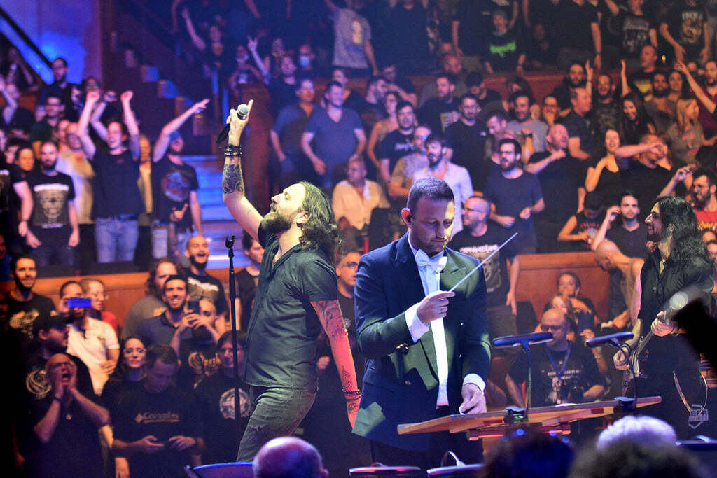 Heavy metal band Orphaned Land performs with Israel Chamber Opera Orchestra in Tel Aviv  