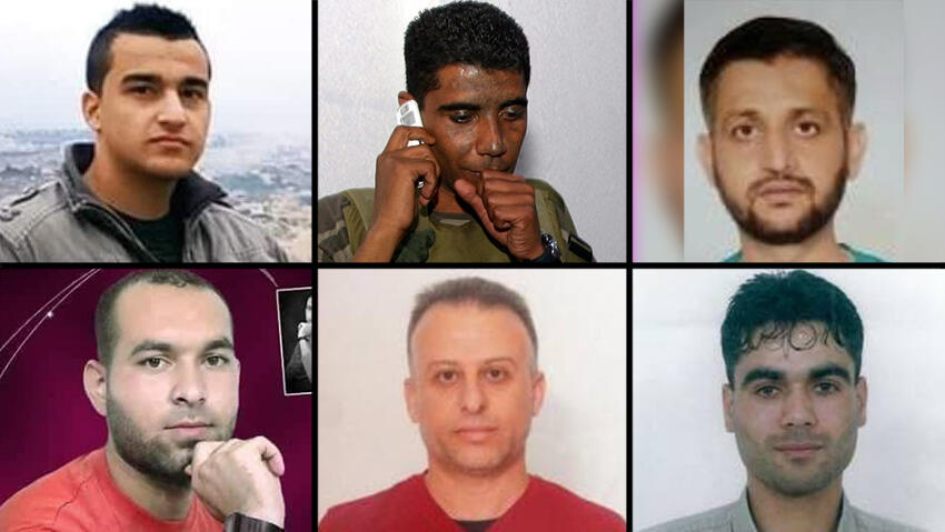 האסירים הפלסטיניים שברחו מכלא גלבוע