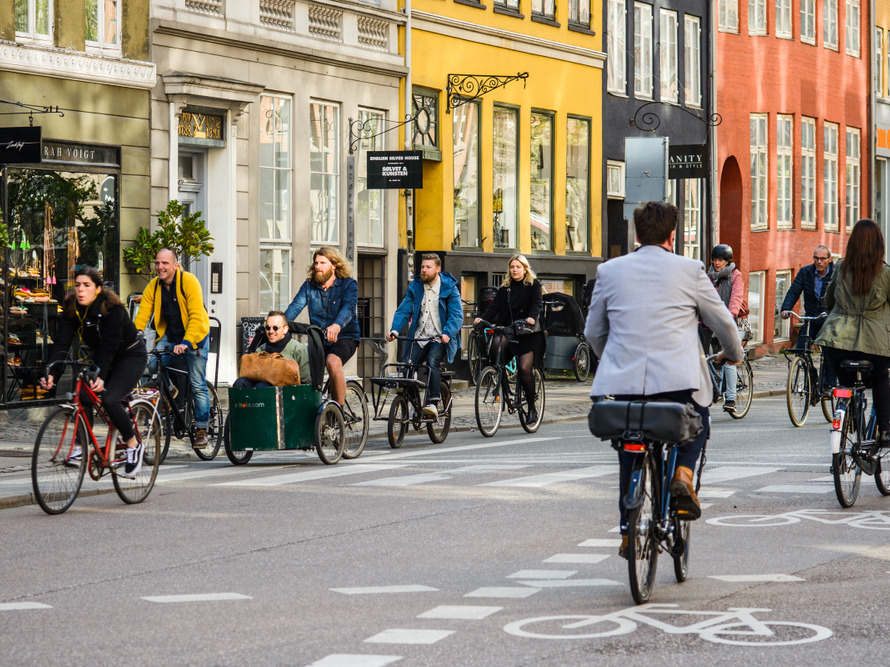 רכיבה על אופניים בקופנהגן