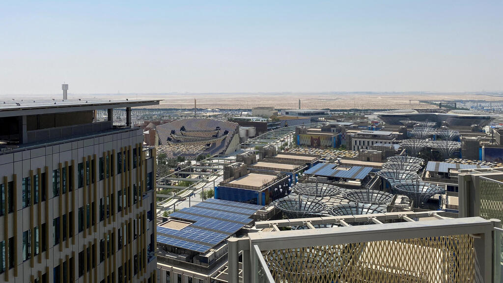  A general view shows the Expo 2020 Dubai site