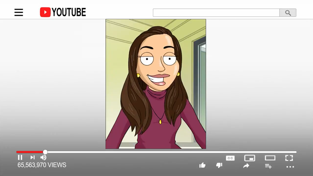 Israeli actress Gal Gadot cameo in Family Guy short