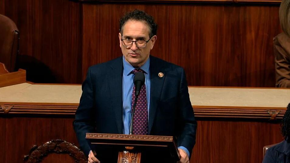 Rep. Andy Levin, D-Mich., speaks as the House of Representative