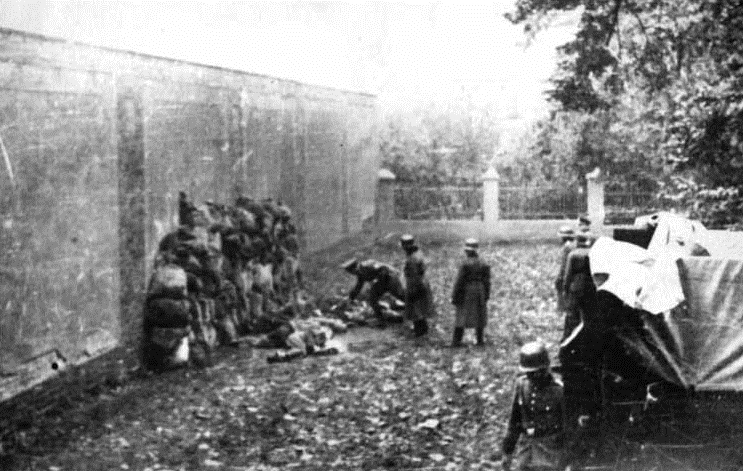 German Einsatzkommando murder Polish civilians in Leszno, Poland on 21 October 1939 