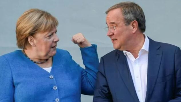 Armin Laschet, of Merkel's conservative CDU-CSU alliance, is seen as an affable but gaffe-prone ally of the outgoing chancello