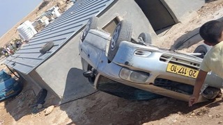 כלי רכב פלסטינים הושחתו במהלך עימותים בין פלסטינים למתנחלים בדרום הר חברון