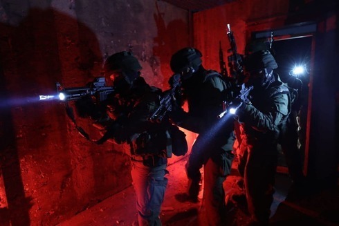 Israeli troops raid near Jenin in operation to arrest Hamas operatives last week 