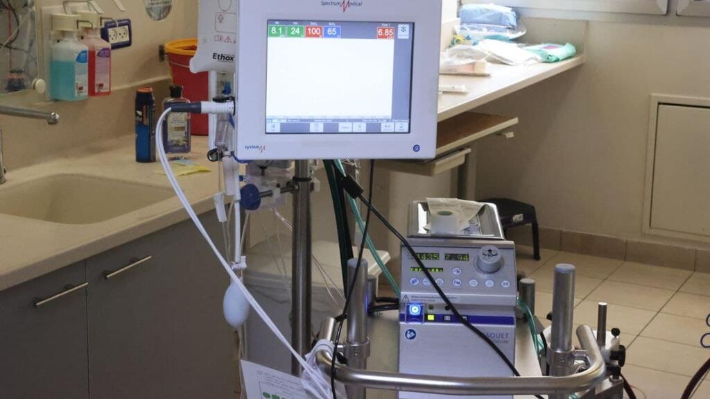 An ECMO machine (Photo: Moti Kimchi) מכונת אקמו