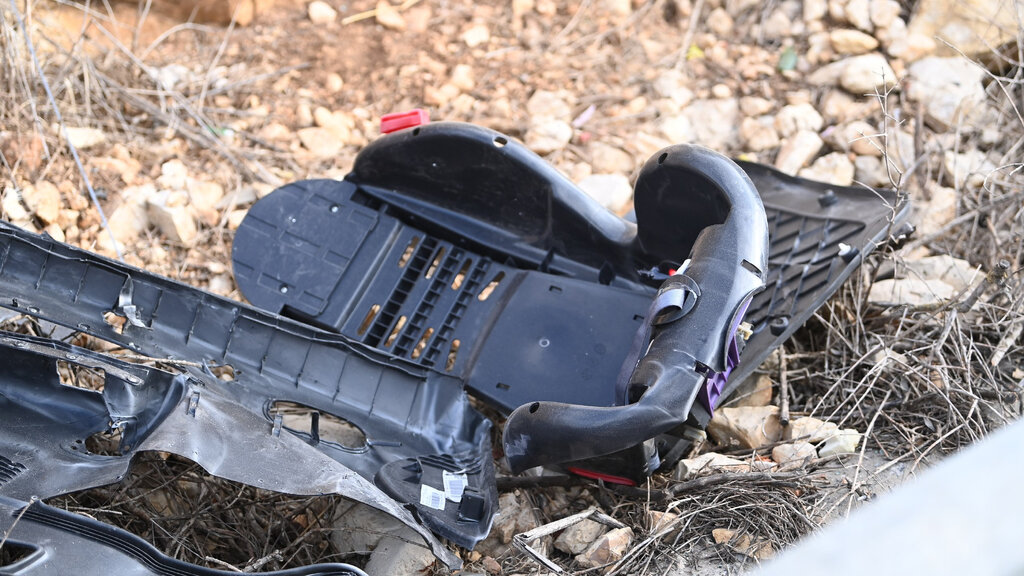 כביש 89 יום לאחר התאונה הקשה