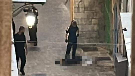 זירת ניסיון הפיגוע