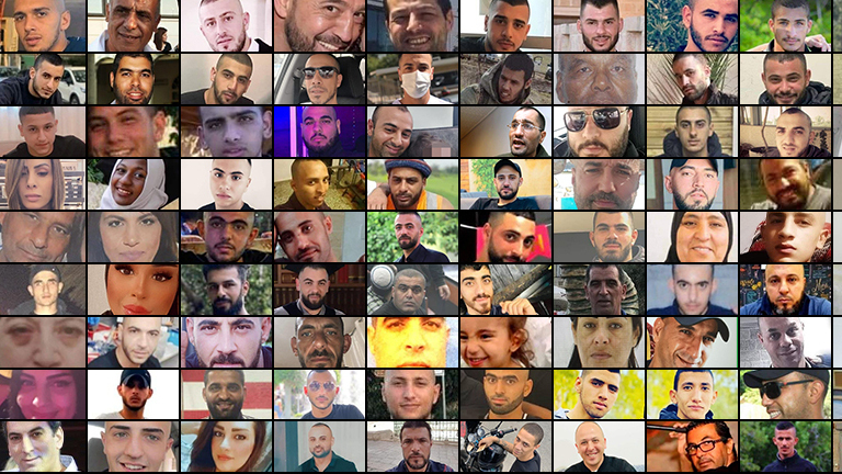  100 people who were killed in the Arab sector since start of this year 