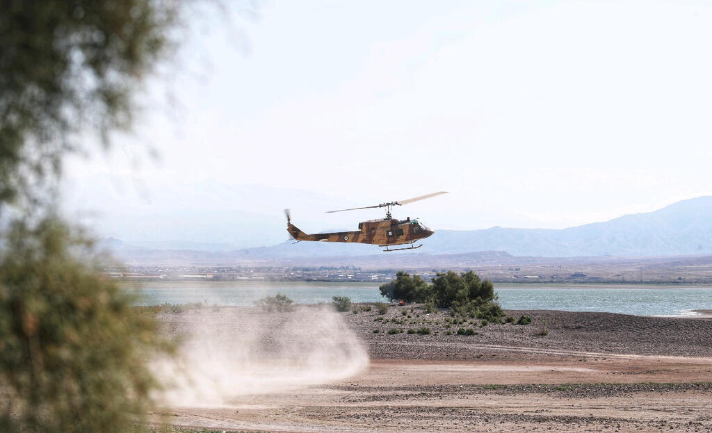 A handout photo made available by the Iranian Army office shows an Iranian Army helicopter during an exercise in the north-west of Iran, close to the border with Azerbaijan, October 1, 2021 (Photo: EPA) A handout photo made available by the Iranian Army office shows an Iranian Army helicopter during an exercise in the north-west of Iran, close to the border with Azerbaijan, October 1, 2021