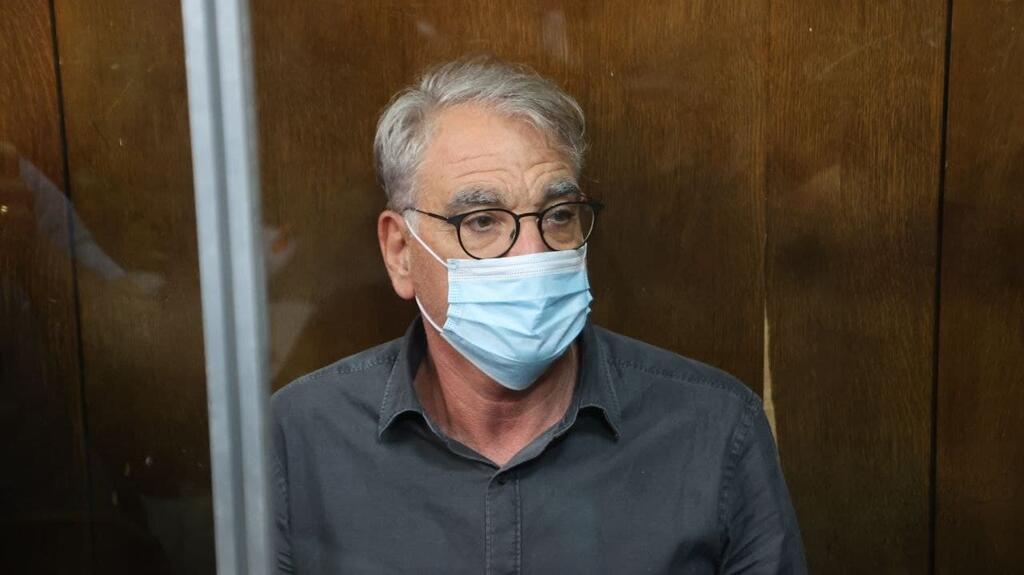 Профессор Арье Левин в зале суда (Фото: Моти Кимхи) פרופסור אריה לוין בהארכת המעצר