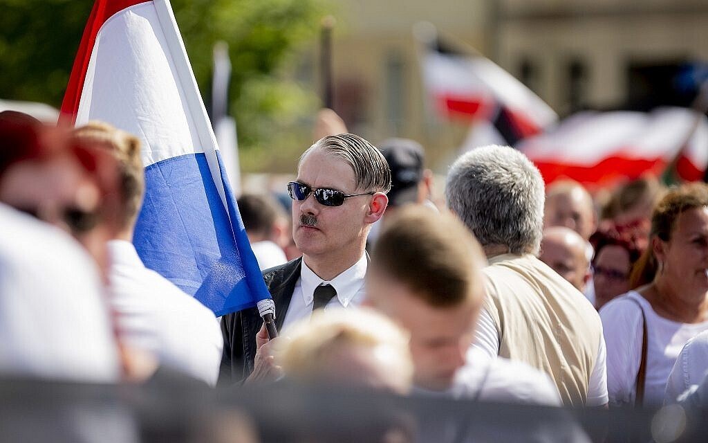 Neo Nazi's demonstrate in Berlin in 2018 