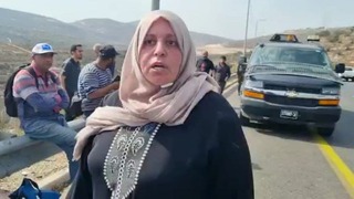 משפחה פלסטינית הותקפה באבנים ע"י מתנחלים ביאסוף
