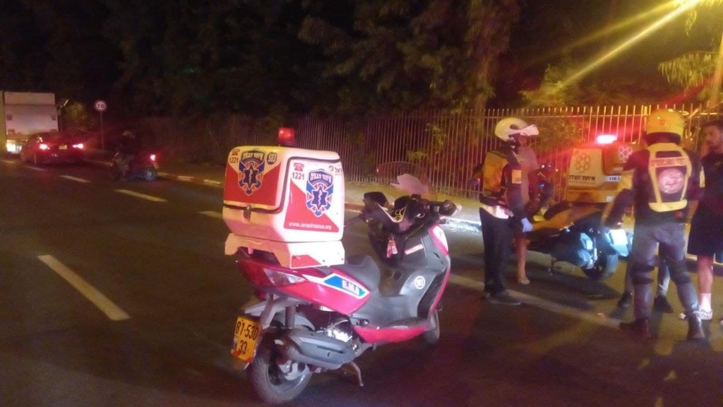 זירת התאונה בצומת קריית חיים