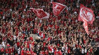 אוהדי הפועל ת"א. ברשצקי לא רצה לחגוג להם מול העיניים