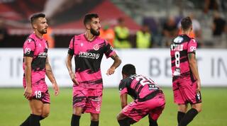 שחקני הפועל ת"א מאוכזבים בסיום