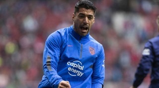 לואיס סוארס בחימום