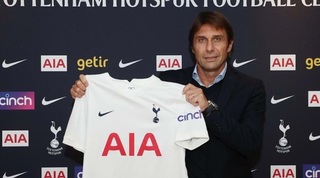 אנטוניו קונטה מוצג כמאמן טוטנהאם