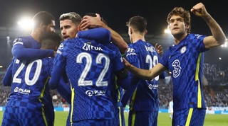 שחקני צ'לסי חוגגים עם חכים זייש