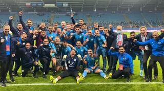 נבחרת ישראל הצעירה חוגגת