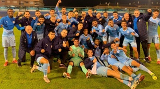 נבחרת הנוער של ישראל חוגגים