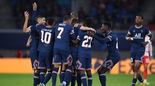 שחקני פאריס סן ז'רמן חוגגים