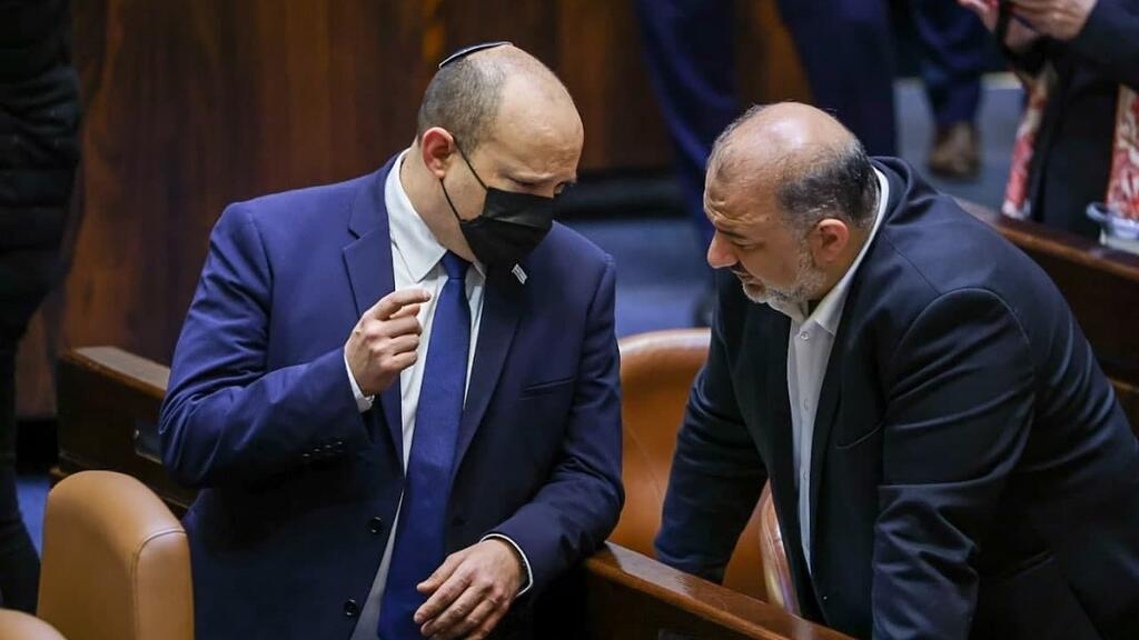 נפתלי בנט ומנסור עבאס