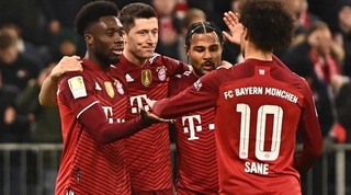 שחקני באיירן מינכן חוגגים