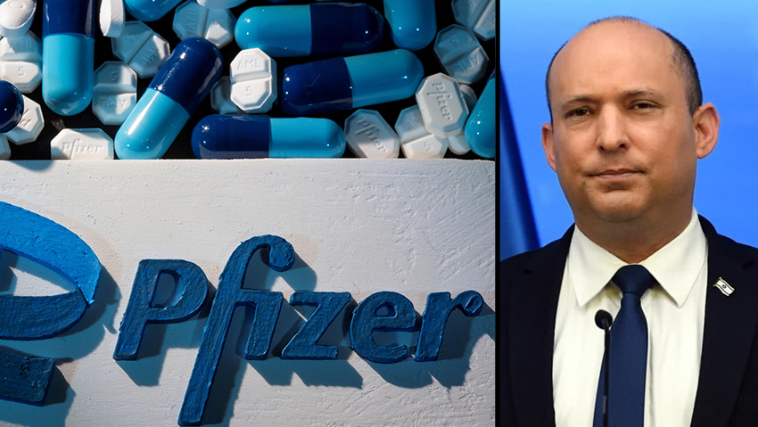     Pfizer experimental COVID medication, Prime Minister Naftali Bennett  