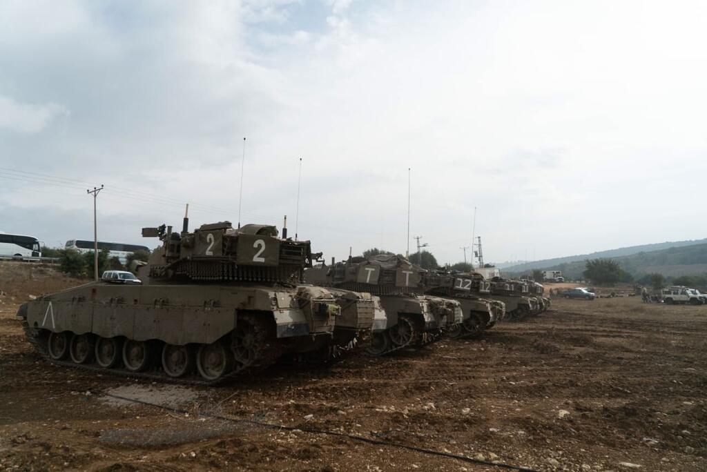 Танки ЦАХАЛа (Фото: пресс-служба ЦАХАЛа) אנשי מילואים בתרגיל בצפון הארץ
